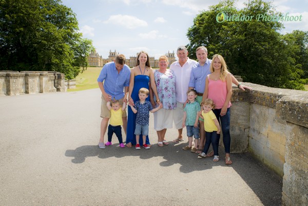 Blenheim palace family photo shoot