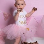 Girls cake smash portrait