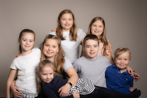 group childrens portraits