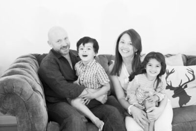 Relaxed Family Photoshoot Living Room