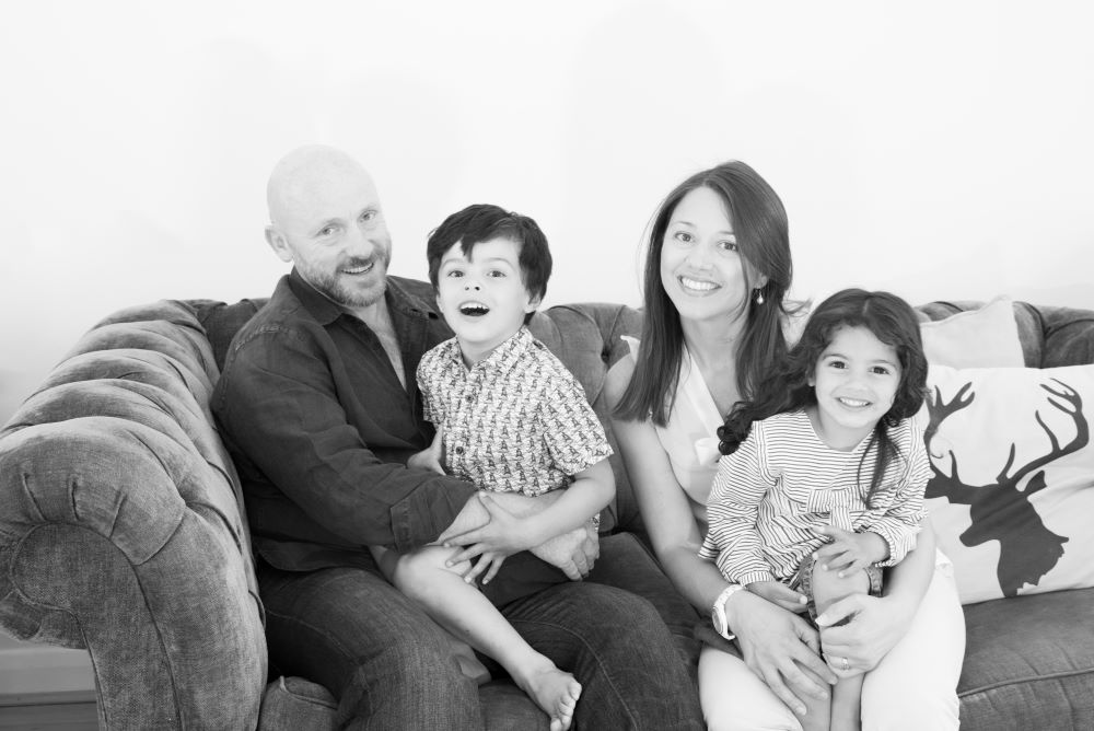 Relaxed Family Photoshoot Living Room