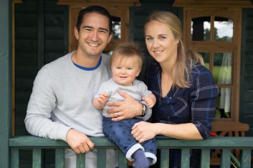 Outdoor family photoshoot Kensington