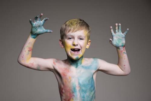 Paint splash photoshoot Aylesbury